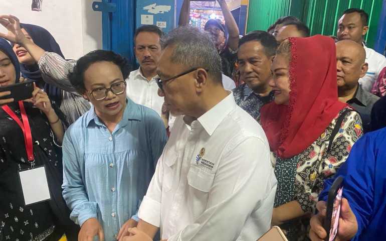 Cek Stok dan Harga Beras di Pasar Bulu, Mendag Jelaskan Penyebab Kenaikan Harga Pangan