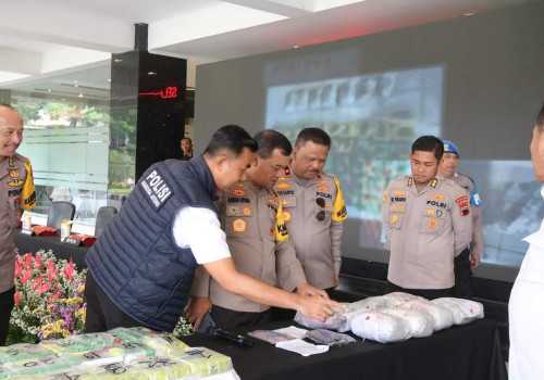 Polda Jateng Bongkar Peredaran Narkoba Lintas Jawa- Sumatra