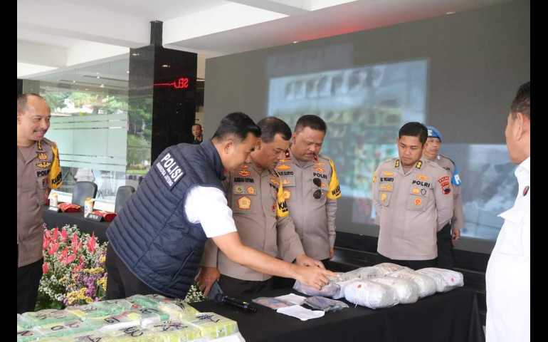 Polda Jateng Bongkar Peredaran Narkoba Lintas Jawa- Sumatra