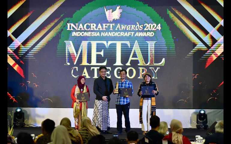 Heri Susanto Asal Magelang Raih Penghargaan dalam Inacraft Award 2024 Kategori Besi