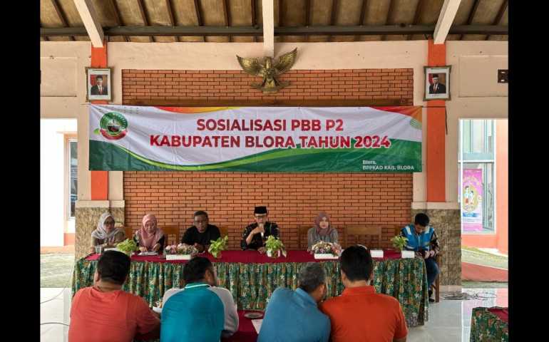Optimalisasi PBB-P2 BPPKAD Blora Gandeng Bank Jateng Lakukan Sosialisasi kepada Perangkat Desa