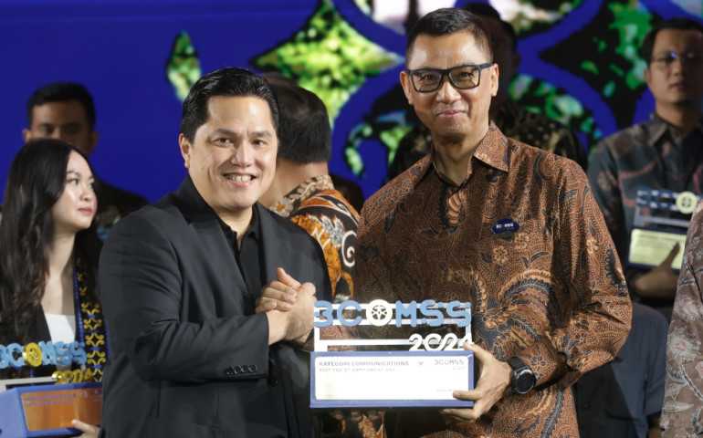 Dirut PLN Raih Best CEO of Communications, PLN Jadi Best of The Best Communications dengan 12 Penghargaan dari Menteri BUMN di Ajang BCOMSS 2024