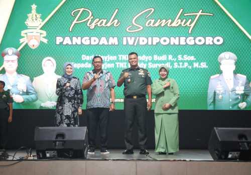 Sambut Pangdam Baru Mayjen TNI Deddy Suryadi, Pj Gubernur Jateng Tekankan Kebersamaan dan Sinergi