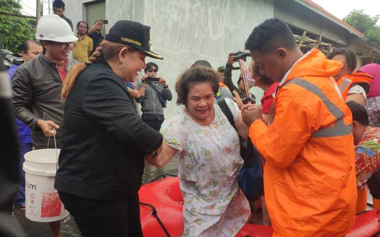 Evakuasi Korban Masih Menjadi Prioritas Penanganan Banjir Kota Semarang