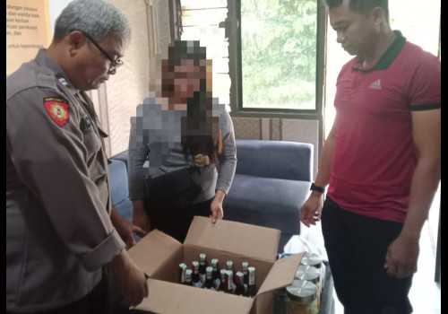 Operasi Penyakit Masyarakat, Polsek Limbangan Kendal Amankan Pengedar Miras