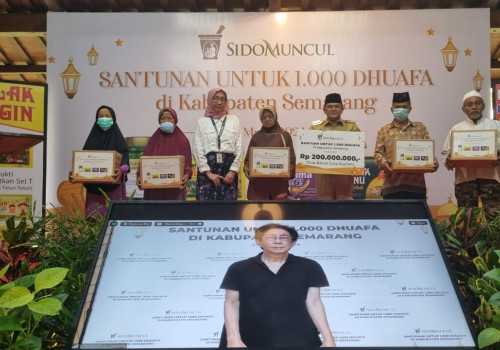Sido Muncul Berbagi Berkah, Salurkan Bantuan Sebanyak 1.000 Dhuafa dengan Bantuan Senilai Rp200 Juta
