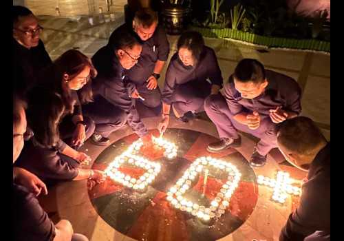 Malam Earth Hour di Hotel Ciputra Semarang, Gemerlap Cahaya Lilin sebagai Kepedulian Lingkungan