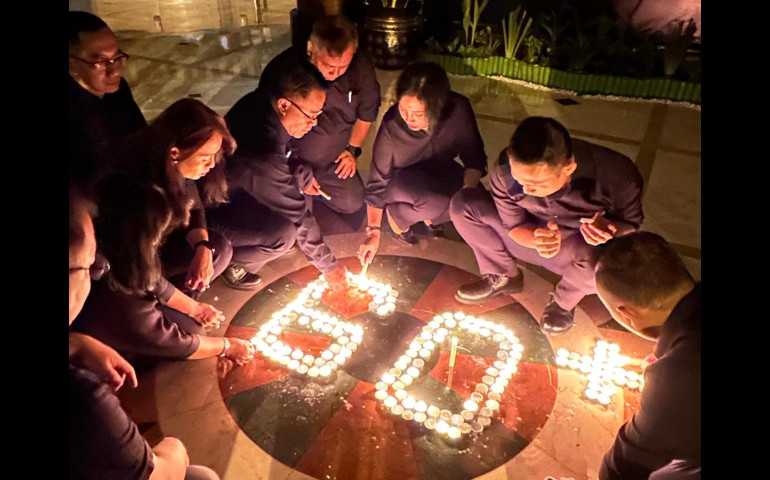Malam Earth Hour di Hotel Ciputra Semarang, Gemerlap Cahaya Lilin sebagai Kepedulian Lingkungan