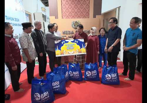Berkah Ramadan, PWI Jateng Terima Paket Bingkisan dari BRI Semarang