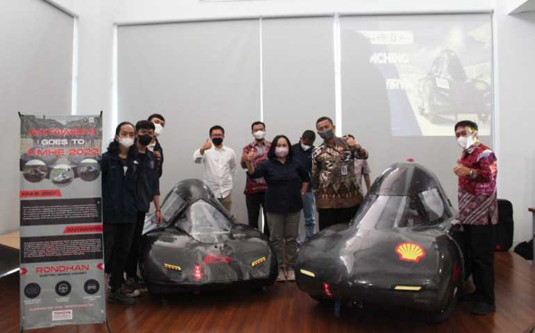 UNDIP Lepas Tim Antawirya Berkompetisi di Shell Eco Marathon 2022 dan Kontes Mobil Hemat Energi 2022