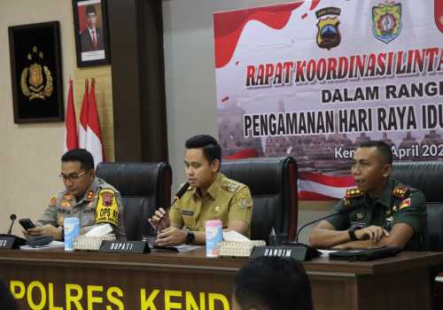 Polres Kendal Gelar Rapat Lintas Sektoral Jelang Idul Fitri 1445 H