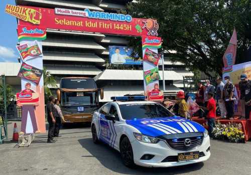 Ribuan Pedagang Warmindo Ikuti Mudik Gratis Indofood