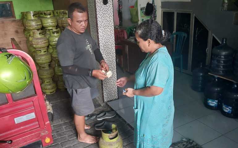Stok LPG 3 Kg di Sejumlah Pangkalan di Semarang Aman