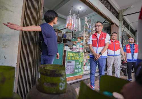 Direktur Pemasaran Regional Patra Niaga Pantau Ketersedian LPG 3 Kg di Pangkalan Kota Semarang