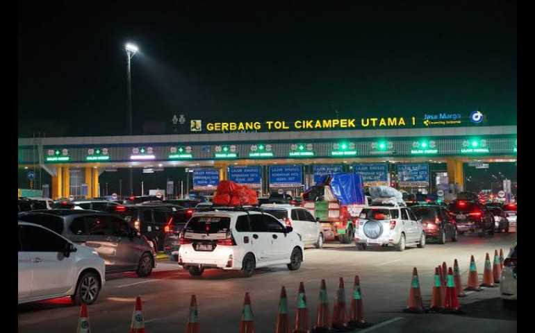 GT Cikupa Utama Terbanyak Dilewati Kendaraan yang Masuk Jakarta