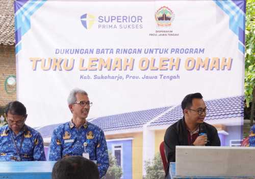 Produsen Bata Ringan Beri Dukungan Penuh untuk Program Tuku Lemah oleh Omah