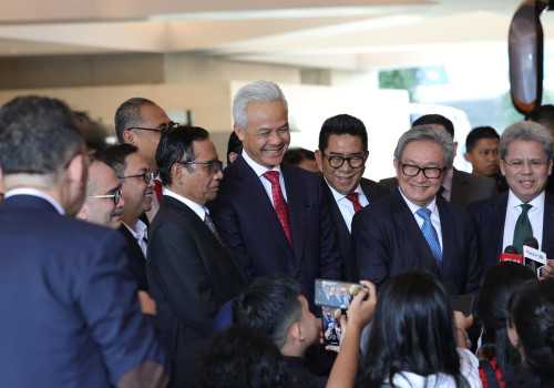 Ganjar-Mahfud Hadiri Sidang Putusan Sengketa Pilpres di MK
