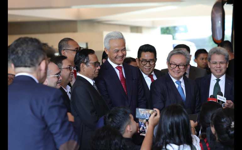 Ganjar-Mahfud Hadiri Sidang Putusan Sengketa Pilpres di MK