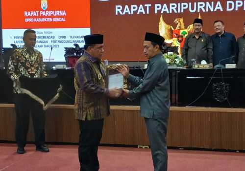 Gelar Rapat Paripurna, DPRD Kendal Berikan Rekomendasi Terhadap LKPJ Kepala Daerah Tahun 2023