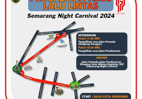 Gelar SNC, Pemkot Semarang Lakukan Pengalihan Arus Lalu Lintas di Jalan Pemuda dan Jalan Pandanaran