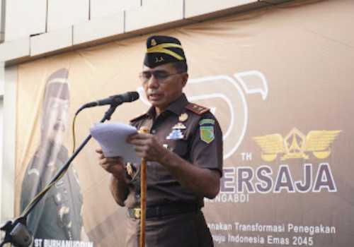Kejati Jateng Gelar Upacara HUT Persaja Ke-73 Tahun