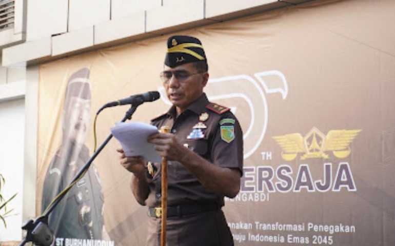 Kejati Jateng Gelar Upacara HUT Persaja Ke-73 Tahun