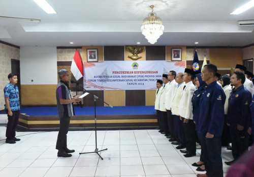 Sumarno Dorong Pekerja Sosial Masyarakat dan Tenaga Kesejahteraan Sosial Kecamatan Tanggapi Masalah Sosial di Daerahnya