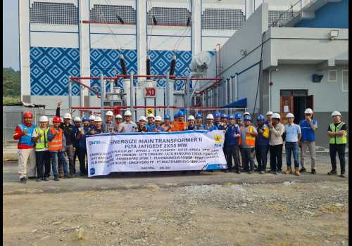 Dukung Transisi Energi, PLN Sukses Lakukan Energize Main Transfomer PLTA Jatigede