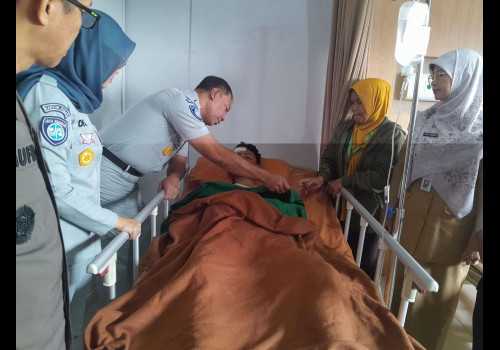Jasa Raharja Tanggung Biaya Perawatan Seluruh Korban Kecelakaan Bus Pelajar SMK Depok
