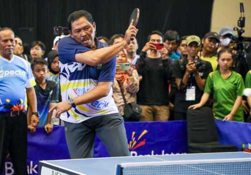 Jateng Pingpong Hadirkan Duet Pj Gubernur-Yon Mardiono Lawan Pasangan Komedian Abdel-Bedu