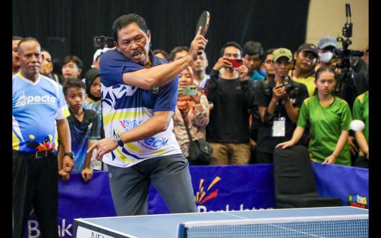 Jateng Pingpong Hadirkan Duet Pj Gubernur-Yon Mardiono Lawan Pasangan Komedian Abdel-Bedu