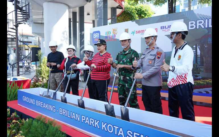 Walikota Semarang Mbak Ita Pimpin Groundbreaking Taman Berlian Park