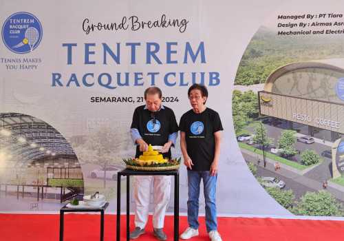 Irwan Hidayat Bangun Lapangan Tenis Standar Internasional di Semarang