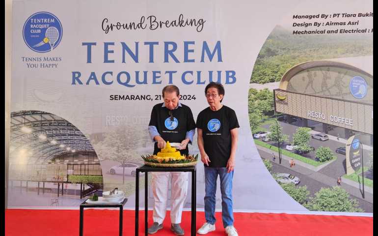 Irwan Hidayat Bangun Lapangan Tenis Standar Internasional di Semarang