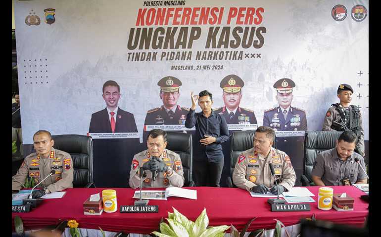 Polda Jateng Bongkar Jaringan Narkoba Antarprovinsi