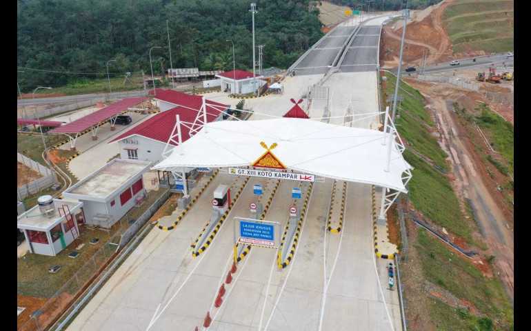 Tol Pekanbaru-Padang Ruas Bangkinang-Pangkalan Resmi Beroprasi