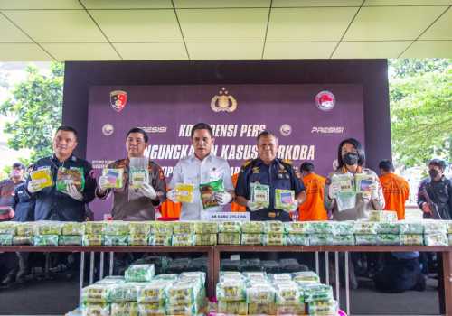 Bea Cukai dan Polri Gagalkan Penyelundupan 70 Kg Narkoba Riau dan Aceh