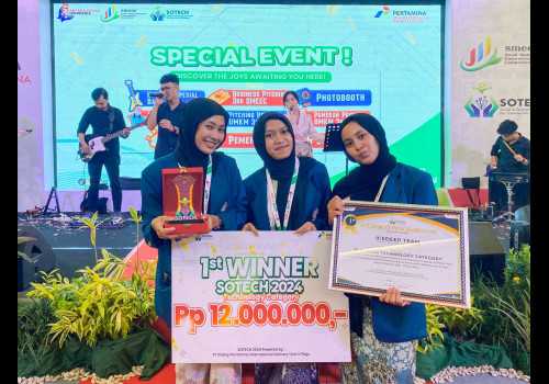 Keren ! UNDIP Sabet Juara 1 SoTech 2024, Inovasi Digitalisasi Sistem Mina Padi