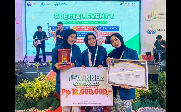 Keren ! UNDIP Sabet Juara 1 SoTech 2024, Inovasi Digitalisasi Sistem Mina Padi