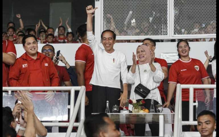 Presiden Jokowi Apresiasi Kemenangan Timnas Indonesia Melawan Timnas Filipina