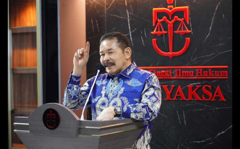 Asesmen Lapangan Akreditasi STIH Adhyaksa, Jaksa Agung Berharap dapat Cetak Generasi Unggul