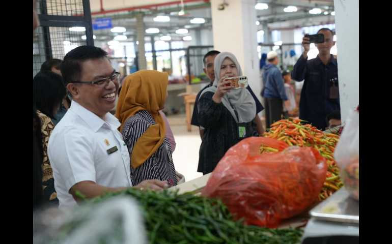 Badan Pangan Nasional Pantau Pasar Johar, Harga dan Pasokan Pangan Stabil