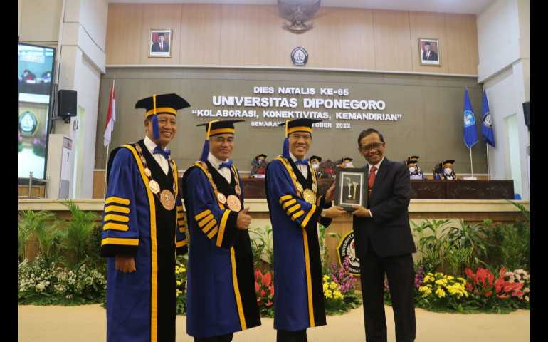 Menko Polhukam RI Hadiri Dies Natalis Ke-65 Undip