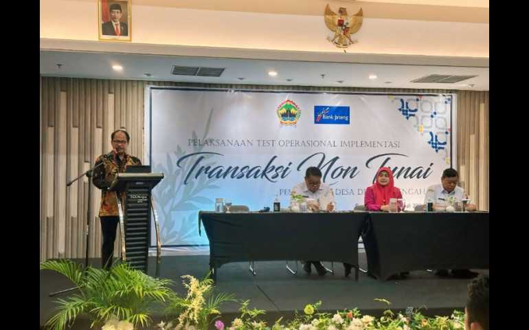 Bank Jateng dan Dispermadesdukcapil Jateng Optimalkan Transaksi Non Tunai Desa Dengan Siskeudes - Link