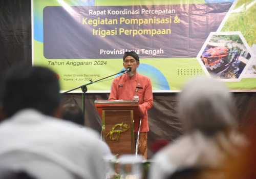 Wujudkan Penopang Pangan Nasional, Pemprov Jateng Galakkan Pompanisasi dan Irigasi