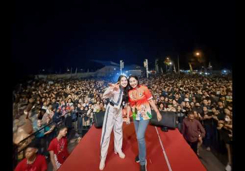 Nella Kharisma Hibur Warga dan Peserta Forda 2024 di Banyumas yang Digelar KORMI Jateng