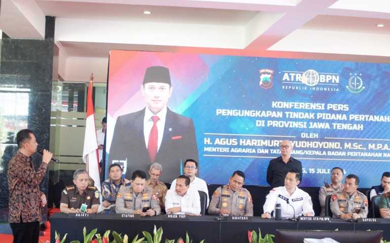 Kejati Jateng Apresiasi Langkah Menteri AHY Ungkap Kasus Besar Mafia Tanah di Jawa Tengah