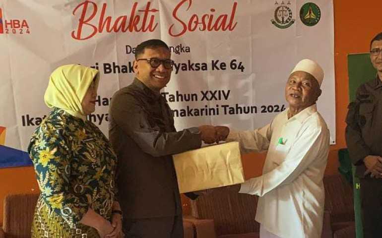 Sambut HBA ke-64, Kajati Jateng Ponco Hartanto Laksanakan Bakti Sosial di Panti Asuhan Tarbiyatul Yatim Semarang
