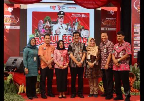 Beri Kemudahan Bagi Pedagang Pasar Tradisional Urus NIB, Pemkot Semarang Launching BAKUL SEGAR