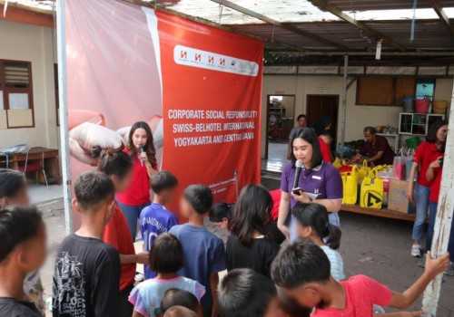 Hotel Ciputra Semarang bersama Jaringan Swiss-Belhotel Internasional Jogja dan Solo, Peringati Hari Anak Nasional dengan Aksi Sosial